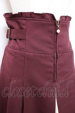 画像4: axes femme / センタープリーツロングスカート F パープル Y-25-12-10-093-AX-SK-SZ-ZY