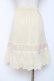 画像2: axes femme / 裾刺繍レースペチスカート M 生成り Y-25-12-10-097-AX-SK-SZ-ZY (2)