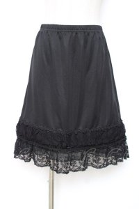 axes femme / ペチスカート M 黒 Y-25-12-10-098-AX-SK-SZ-ZY