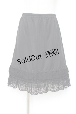 画像1: axes femme / ペチスカート M 黒 Y-25-12-10-098-AX-SK-SZ-ZI