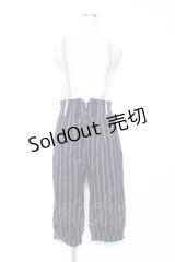 axes femme POETIQUE / サス付きハーフパンツ M 紺 Y-25-12-10-099-AX-PA-SZ-ZY