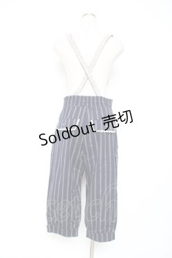 画像2: axes femme POETIQUE / サス付きハーフパンツ M 紺 Y-25-12-10-099-AX-PA-SZ-ZY