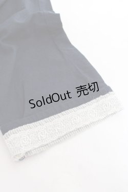 画像5: axes femme / 綿麻クロップドパンツ L 紺 Y-25-12-10-107-AX-PA-SZ-ZI