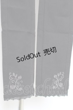 画像4: axes femme / 裾刺繍レギンスパンツ M 黒 Y-25-12-10-109-AX-PA-SZ-ZI