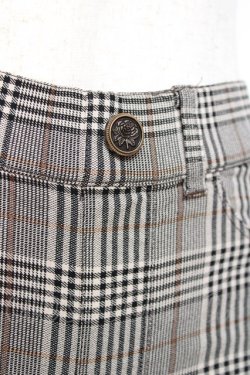 画像3: axes femme / 裾刺繍レギンスパンツ M 茶 Y-25-12-10-111-AX-PA-SZ-ZY