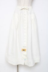 PINK HOUSE / ネーム使いティアードスカート F 白 Y-25-12-10-113-LO-SK-SZ-ZY