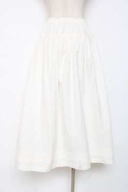 画像2: PINK HOUSE / ネーム使いティアードスカート F 白 Y-25-12-10-113-LO-SK-SZ-ZY