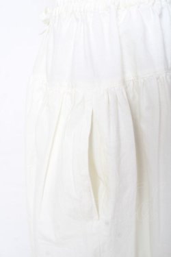 画像3: PINK HOUSE / ネーム使いティアードスカート F 白 Y-25-12-10-113-LO-SK-SZ-ZY