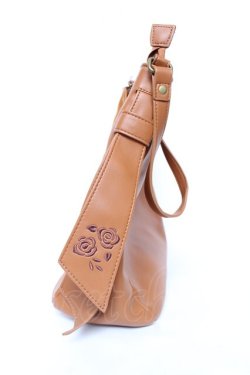 画像2: axes femme / 異素材ホーボーバッグ  キャメル Y-25-12-10-020-AX-BG-SZ-ZY