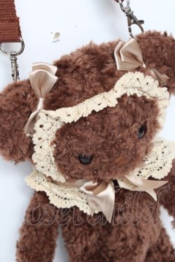 画像5: BABY, THE STARS SHINE BRIGHT / くまくみゃポシェット  ブラウン×ゴールドリボン Y-25-12-10-021-BA-BG-SZ-ZY