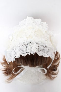 画像5: Angelic Pretty / Snow Doll ジャンパースカートセット(ヘッドドレスのみ)  シロ Y-25-12-10-022-AP-AC-SZ-ZY