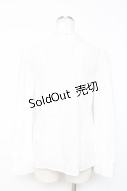 画像2: Jane Marple / ワイヤー入りボウリボン付きブラウス M 白 Y-25-12-10-025-JM-BL-SZ-ZI