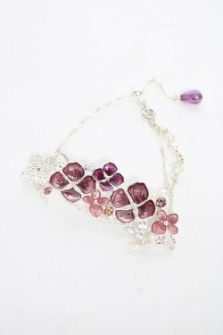 画像1: axes femme / 紫陽花モチーフブレスレット  シルバー Y-25-12-11-001-AX-AC-SZ-ZY