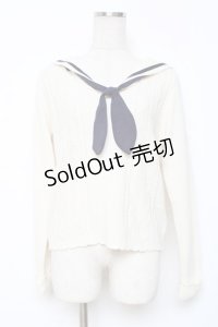 axes femme / マリンセーラーニット  生成り Y-25-12-11-030-AX-TO-SZ-ZY