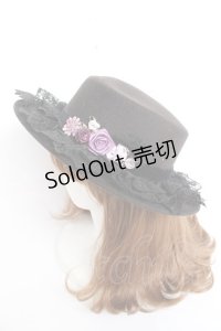 axes femme / クラシカルガーデンカンカン帽  黒 Y-25-12-11-005-AX-AC-AS-ZY