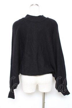 画像2: axes femme / ニットボレロ×ニットタンク F 黒 Y-25-12-11-036-AX-TO-SZ-ZY