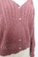 画像3: axes femme / 透かし編みニットカーディガン F ピンク Y-25-12-11-040-AX-TO-SZ-ZY (3)