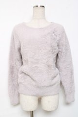 axes femme / ニットトップス M ラベンダー Y-25-12-11-045-AX-TO-SZ-ZY