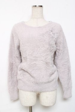 画像1: axes femme / ニットトップス M ラベンダー Y-25-12-11-045-AX-TO-SZ-ZY