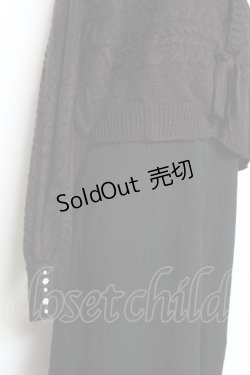 画像3: axes femme / 2wayボレロ×ニットワンピース F 黒 Y-25-12-11-047-AX-OP-SZ-ZI