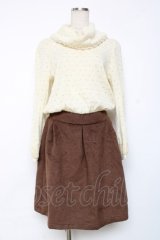 axes femme / タートルニットドッキングワンピース M 生成り Y-25-12-11-048-AX-OP-SZ-ZY