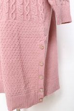 画像4: axes femme / ネックレス付ニットワンピース M ピンクY-25-12-11-050-AX-OP-SZ-ZT592 (4)