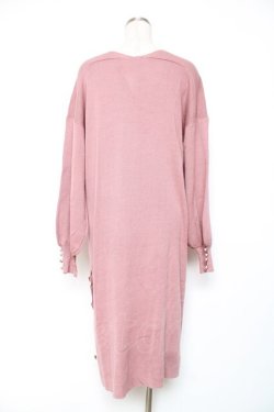 画像2: axes femme / ニットワンピース M ピンク Y-25-12-11-051-AX-TO-SZ-ZY