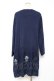 画像2: axes femme / ブーケ刺繍ロングニットカーディガン M 紺 Y-25-12-11-053-AX-TO-SZ-ZY (2)