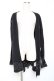 画像2: axes femme / マリーゴールドロングカーデ M 黒 Y-25-12-11-055-AX-TO-SZ-ZY (2)