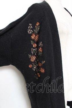 画像5: axes femme / マリーゴールドロングカーデ M 黒 Y-25-12-11-055-AX-TO-SZ-ZY