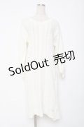 axes femme / スリットロングニットワンピ M キナリ Y-25-12-11-056-AX-OP-SZ-ZI