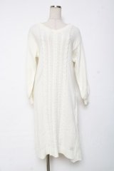 axes femme / スリットロングニットワンピ M キナリ Y-25-12-11-056-AX-OP-SZ-ZY