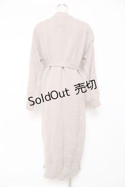 画像2: axes femme / 裾ボタンニットワンピース M モカ Y-25-12-11-058-AX-OP-SZ-ZY