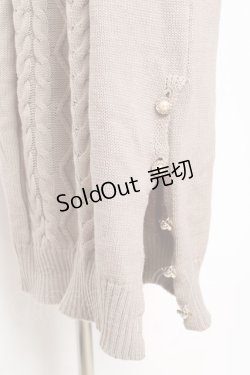 画像3: axes femme / 裾ボタンニットワンピース M モカ Y-25-12-11-058-AX-OP-SZ-ZY