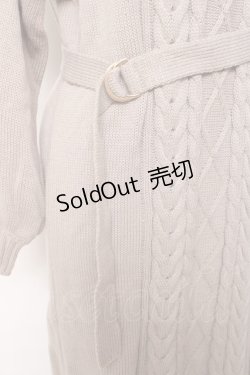 画像4: axes femme / 裾ボタンニットワンピース M モカ Y-25-12-11-058-AX-OP-SZ-ZY