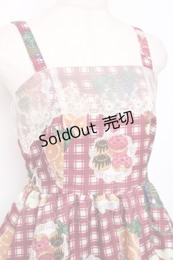 画像3: axes femme POETIQUE / フリュイ・コンフィ柄ワンピース  ワイン Y-25-12-11-060-AX-OP-SZ-ZS