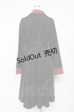 画像2: Favorite / 文豪ストレイドッグス×Favoriteコラボ 中原中也モチーフ開襟フィッシュテールワンピース  黒 Y-25-12-11-062-LO-OP-SZ-ZY