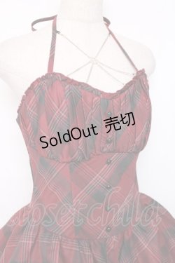 画像3: To Alice / BlackShamrock/パンクロックティアードジャンパースカート  赤 Y-25-12-11-064-LO-OP-SZ-ZY