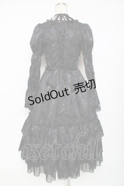 画像3: ATELIER PIERROT / ロイヤルリボンドレス  黒 Y-25-12-11-065-EL-OP-SZ-ZY