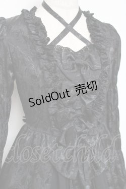 画像5: ATELIER PIERROT / ロイヤルリボンドレス  黒 Y-25-12-11-065-EL-OP-SZ-ZY