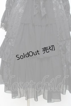 画像6: ATELIER PIERROT / ロイヤルリボンドレス  黒 Y-25-12-11-065-EL-OP-SZ-ZY