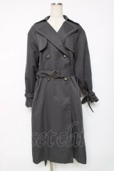 axes femme / 後ろ切り替えトレンチコート  グレー Y-25-12-11-066-AX-CO-SZ-ZY