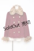 axes femme / ファーナポレオンコート  ワイン」 Y-25-12-11-067-AX-CO-SZ-ZY