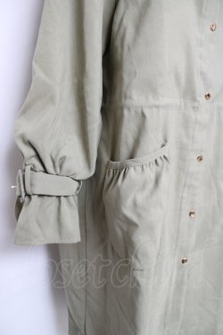 画像3: axes femme / バックプリーツロングモッズ M グリーン Y-25-12-11-069-AX-CO-SZ-ZY