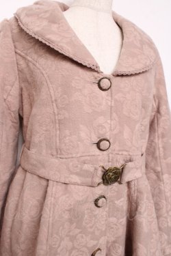 画像4: axes femme / ベルト付きワンピコート  ピンク Y-25-12-11-071-AX-CO-SZ-ZY