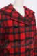 画像3: Candy Stripper / セーラーチェックコート  赤 Y-25-12-11-077-PU-CO-SZ-ZY (3)