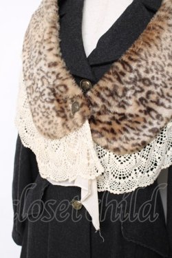 画像4: axes femme / ファーストール付きワンピコート M 黒 Y-25-12-11-078-AX-CO-SZ-ZY