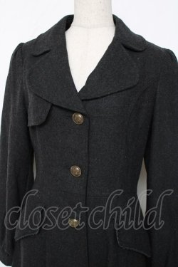 画像5: axes femme / ファーストール付きワンピコート M 黒 Y-25-12-11-078-AX-CO-SZ-ZY