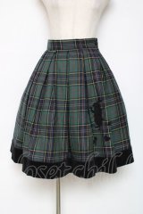 Innocent World / うさぎとトトランプのスカート  グリーン Y-25-12-11-080-IW-SK-SZ-ZY