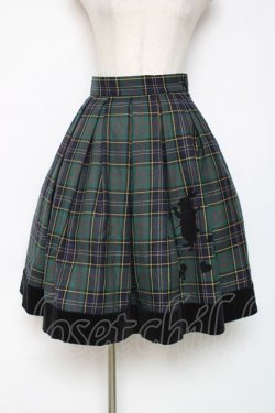 画像1: Innocent World / うさぎとトトランプのスカート  グリーン Y-25-12-11-080-IW-SK-SZ-ZY